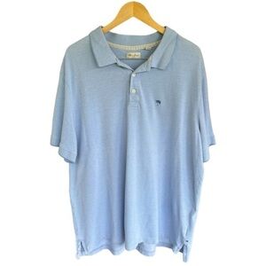 Palm Beach Classic Fit Light Blue Polo Shirt Size 2 XL Short Sleeve Casual Shirt